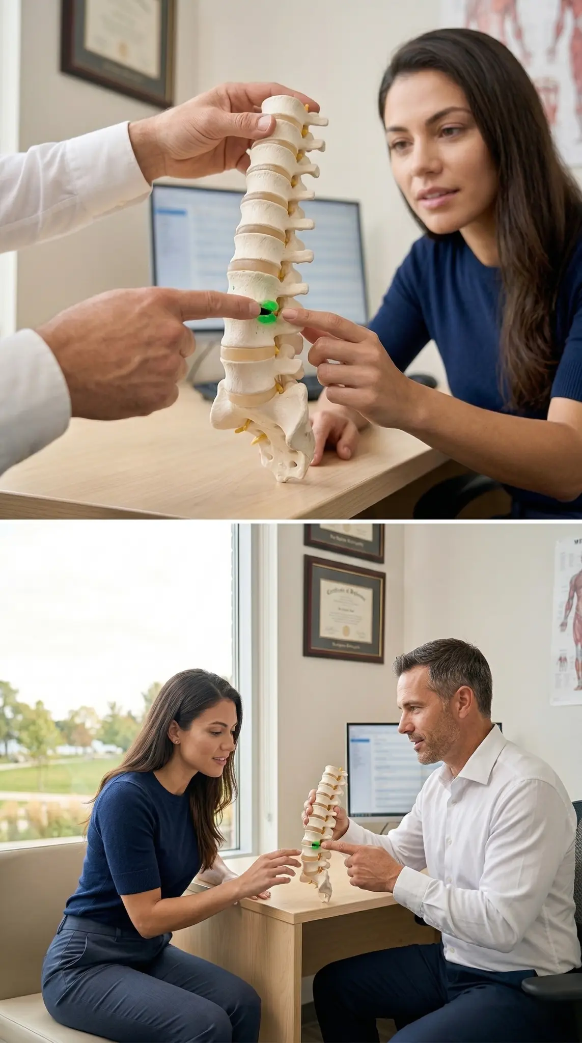 Dr. Ernest Geid Burlington trusted osteopath treating back pain at Osteopathy First clinic